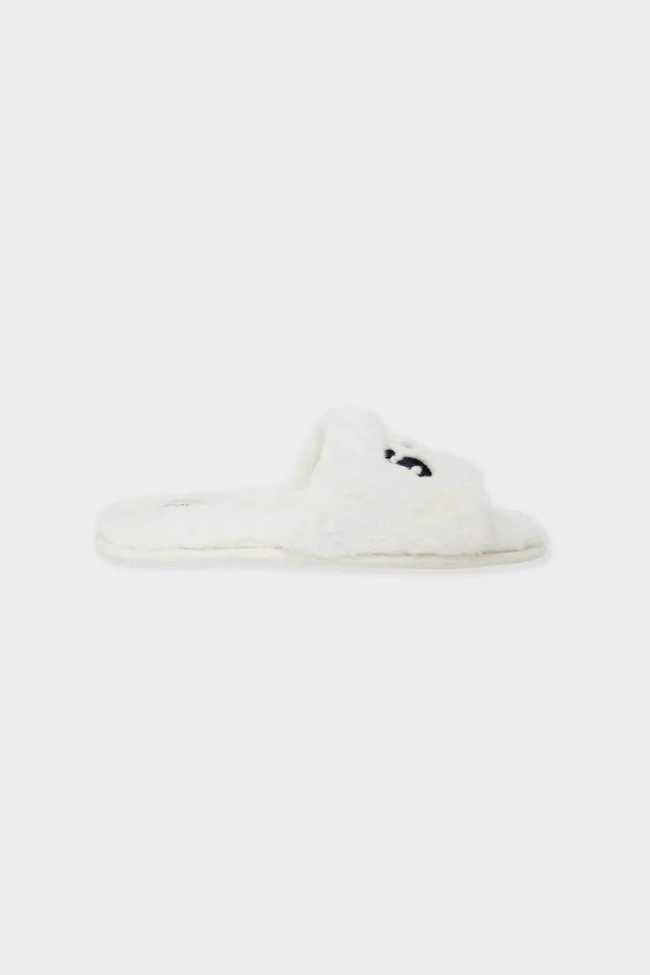 ETAM Zapatillas|Zapatillas tipo chanclas de tejido ultrasuave CRUDO