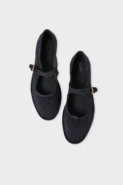 ETAM Pijamas Calentitos|Zapatillas|Zapato estilo bailarina NEGRO